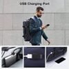 HOMIEE Travel Backpack Carry on Bag Personal Item Airline Approved 18x14x8 Inches, 40L Expandable Luggage Suitcase Daypack with USB Port, 17 Inch Laptop Weekender Bag, Blue - Image 6