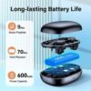 Wireless Earbuds Bluetooth Headphones 70hrs Playback Ear Buds IPX7 Waterproof Wireless Charging Case & Dual Power Display Over-Ear Stereo Bass Earphones with Earhooks for Sports/Workout/Running - Image 2