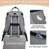 Large Travel Backpack for Women, 40L Carry On Backpack Airline Flight Approved with USB Charging Port Shoes Compartment, Personal Luggage Backpack Casual Daypack 15.6 Inch Laptop Backpack - Image 7