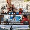 Digital Camera - 4K 44MP UHD Digital Cameras for Photography - Autofocus Point and Shoot Vlogging Camera with 16X Zoom, 32GB SD Card, 2 Batteries - Compact Small Camera for Kids Teens Boys Girls - Image 4