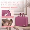 HOTOR Travel Toiletry Bag - Toiletry Bag w/Hanging Hook - Spacious Toiletry Bag for Women & Men, Makeup Bag/Big Comparment, Waterproof for Travel Accessories, Travel Essentials, Medium - Image 5
