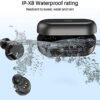 TOZO T12 (Large Ergonomic Edition) Wireless Earbuds Bluetooth 5.3 Headphones Premium Sound Performance Touch Control LED Digital Display Wireless Charging Case Earphones Dark Black - Image 3