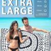 Sand Free Microfiber Beach Towels for Adults – Quick Fast Dry Travel Swim Pool Camping Essentials Beach Oversized Accessories Resistant Lightweight Compact Packable Must Haves Items Gifts Family Circl - Image 4