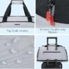 BAGSMART Gym Bag for Men Women, Expandable Sports Duffel Bag, Lightweight Workout Bag with Shoe Compartment & Wet Pocket, Water Resistant Weekend Overnight Bag for Travel Gym, Grey - Image 7