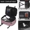 ECOHUB Travel Backpack 16'' Personal Item Backpack with 13 Pockets Carry on Bags for Airplanes Travel bags for Women Men Airlines Approved Small Backpack with USB Port Casual Daypack Pink - Image 6