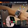 aeac Smart Watches for Women Alexa Built-in 1.8" Full Touch Screen Fitness Watch with Heart Rate/SpO2/Sleep Monitor, Bluetooth Calls, 100 Sport Modes, IP68 Waterproof Smartwatch for iPhone Android - Image 3