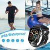 Smart Watch(Answer/Make Call), 1.85" Smart Watches for Men Women, 2024 Smartwatch IP68 Waterproof, Fitness Tracker 110+ Sport Modes, Heart Rate Sleep Monitor, Pedometer, Smartwatches for Android iOS - Image 7