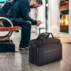 KROSER Rolling Laptop Bag Wheeled Briefcase Fits Up to 17.3 Inch Laptop Water-Proof Overnight Roller Case Computer Bag with RFID Pockets for Travel/Business/Men/Women-Black - Image 6
