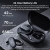 TOZO OpenBuds Lightweight True Open Ear Wireless Earbuds with Multi-Angle Adjustment, Bluetooth 5.3 Headphones with Dual-Axis Design for Long-Lasting Comfort, Crystal-Clear Calls for Driving, Black - Image 3