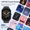 Smart Watch(Answer/Make Call), 1.85" Smart Watches for Men Women, 2024 Smartwatch IP68 Waterproof, Fitness Tracker 110+ Sport Modes, Heart Rate Sleep Monitor, Pedometer, Smartwatches for Android iOS - Image 6