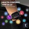 Amazfit Bip 5 Smart Watch, GPS, Bluetooth Calling, 10-Day Battery, Ultra-Large Display, Step Tracking, Heart-Rate Monitoring & VO2 Max, Sleep & Health Monitoring, Alexa Built-In, AI Fitness App(Black) - Image 9