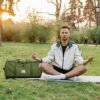Lyweem 60L Duffle Bag for Men, Large Travel Duffel Bag for Women Lightweight Weekender Overnight Bag with Shoes Compartment Multifunctional Sports Gym Bags, Green - Image 4