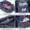 Weekender Bags for Women, AROME Large Travel Duffel Bag Waterproof Overnight Weekend Carry on Shoulder Bag Sports Gym Tote Bag with Wet Pocket Luggage Sleeve & Flight Approved - Image 6