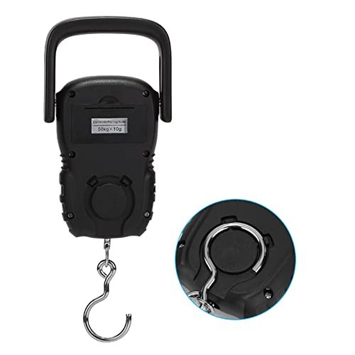 Hand Held Digital Electronic Fishing Weights Scale 0.02kg-50kg Portable LCD Display Digital Luggage Scale with Backlight Digital Scale Grams Kitchen for Body-Weight with App- Rechargeable Ounces with - Image 4