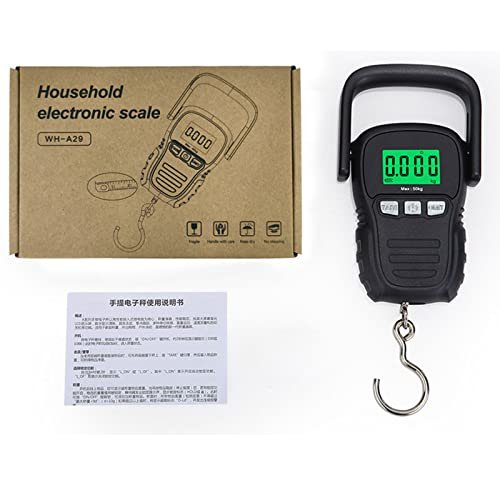 Hand Held Digital Electronic Fishing Weights Scale 0.02kg-50kg Portable LCD Display Digital Luggage Scale with Backlight Digital Scale Grams Kitchen for Body-Weight with App- Rechargeable Ounces with - Image 5