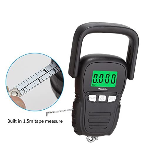 Hand Held Digital Electronic Fishing Weights Scale 0.02kg-50kg Portable LCD Display Digital Luggage Scale with Backlight Digital Scale Grams Kitchen for Body-Weight with App- Rechargeable Ounces with - Image 7