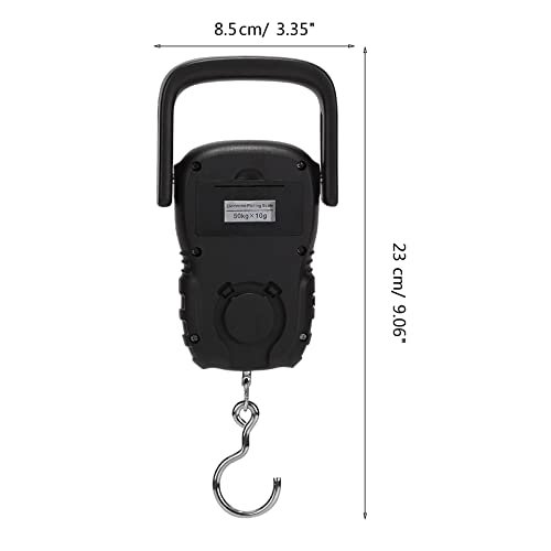 Hand Held Digital Electronic Fishing Weights Scale 0.02kg-50kg Portable LCD Display Digital Luggage Scale with Backlight Digital Scale Grams Kitchen for Body-Weight with App- Rechargeable Ounces with - Image 9