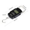 Luggage Weight Scale Fish Weighing Scales Digital Handheld Suitcase Weigher for W/Hook 110lb /50kg Kg IB Oz for H Luggage Scales for Suitcases with Hook Handheld Luggage Scale with Hook - Image 5
