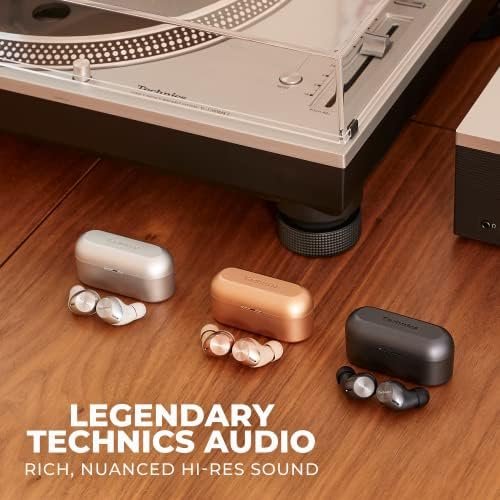 Technics True Wireless Multipoint Bluetooth Earbuds with Microphone, HiFi, Clear Calls, Long Battery Life, Lightweight Comfort Fit, Alexa Built in, EAH-AZ40-N (Rose Gold) - Image 6