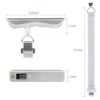 Digital Luggage Scale 110lb/50kg Travel Weight Scale with Tape Measure LCD Display Tare Portable Hanging Scale 3 Units Luggage Scale Travel Digital Digital Luggage Scale for Travel with Hook - Image 3