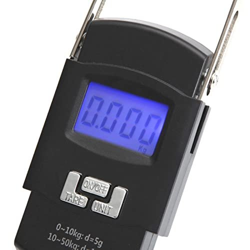 Portable Electronic Hook Scale Digital Hanging Bag Luggage Weight Scale Fishing Scale with 4 Units for Household Digital Fish Scale - Image 5