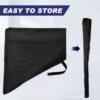 2 Pcs Car Charging Port Cover Waterproof EV Charger Cover Double Sided Black Rain Snow Sun Protection Magnetic Adsorption Universal Outdoor EV Charger Enclosure for Most Electric Cars - Image 5