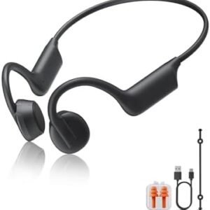 Bone Conduction Headphones Lightweight Open Ear Headphones Sport Headphones with Built-in Mic Extra Comfort IPX5 Waterproof Headset for Running,Cycling,Driving