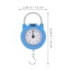 LIFKOME 2pcs Portable Hanging Scale High Precision Electronic Scale with Hook 10KG Spring Scales for Travel Fishing Luggage Farm Outdoor - Image 5