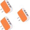 3pcs USB Orange.a S/Universal Fast with Ac More Outlet Ports Three Power and for/Adapter Us Charger Tablets/Charge Nexus/Led/Wall Light Plug/ - Image 9