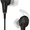 Bose QuietComfort 20 Acoustic Noise Cancelling Headphones, Compatible with Apple Devices, Black (Renewed)