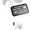 Air Pro Z Wireless Earbuds, Visible Touch Screen Control, Environmental Noise Cancelling, Bluetooth 5.0, ANC, ENC, Hands-Free Calling, White - Image 2