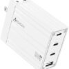 100w USB C Charger 4-Port GaN III PD&QC 3.0 Type C Charging Block,Multiple Ports Fast Charger for MacBook Air/Pro,i-Phone i-Pad Samsung Galaxy etc Phone&Laptop,100 watt Universal Charger