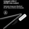 Belkin BoostCharge Pro 4-Port USB-C GaN Wall Charger, 200W Multi-Port Charger w/USB-C PD 3.1 Fast Charge + 5ft Power Cord for MacBook Pro, iPhone 15 Series, iPad Pro, Galaxy S24, Google Pixel, & More - Image 3