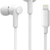Belkin SoundForm Headphones - Wired In-Ear Earphones With Microphone- iPhone Headphones - Apple Headphones - Apple Wired Earbuds For iPhone, iPads & All Products With Lightning Connector (White)
