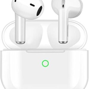 Wireless Earbuds, Bluetooth 5.3 Headphones HiFi Sterero Auto Pairing Earphone, IPX7 Waterproof True Wireless Headset with Microphone, Bluetooth Earphone for iOS/Android