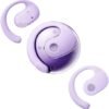 Out of Ear Open Ear Headphones Outside The Ear Wireless Ear Hanging Bluetooth Headset Over The Ear Open Ear Buds Earbuds Outside The Ear Headphones Bone Air Conduction Earbuds Purple
