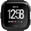 Fitbit Versa Smart Watch, Black/Black Aluminium, One Size (S & L Bands Included) - Image 2