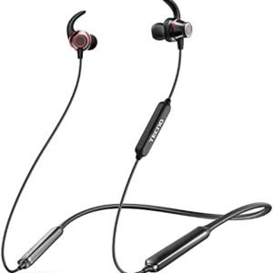 Tecno B1 Bluetooth Headphones, Bluetooth Earbuds Wireless with 38Hrs Playtime, Wireless Bluetooth Headphones for Sports, Sweatproof & IPX5 Waterproof Wireless Headphones（Black）