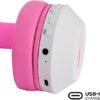Altec Lansing Kid Safe Noise Cancelling Wireless Headphones 15H Battery, 85dB Volume Limit, Foldable Design Powerful Sound, Active Noise Cancellation Perfect for Kids Ages 7+ (Whiteout Pop Pink) - Image 7