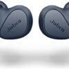 Jabra Elite 3 in Ear Wireless Bluetooth Earbuds – Noise Isolating True Wireless Buds with 4 Built-in Microphones for Clear Calls, Rich Bass, Customizable Sound, and Mono Mode - Navy