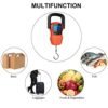 zhl Luggage Scale,Fish Scale with Backlit LCD Display,110 lb/ 50KG Digital Portable Hanging Scale with Measuring Tape for Home Yellow - Image 5