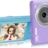 Digital Camera for Teens, FHD 4K 44MP Digital Camera Purple with 64GB SD Card 16X Digital Zoom, Cameras for Photography Compact Point and Shoot Camera for Teen Boys Girls Kids Camera Digital