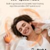 Baseus Active Noise Cancelling Earbuds with Make-up Mirror, Up to 90% Noise Cancelling, 3D Spatial Audio, Bluetooth 5.3, App Customized, Lightweight Wireless Earbuds for Women - Airnora 2 - Image 6