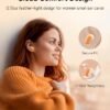 Baseus Active Noise Cancelling Earbuds with Make-up Mirror, Up to 90% Noise Cancelling, 3D Spatial Audio, Bluetooth 5.3, App Customized, Lightweight Wireless Earbuds for Women - Airnora 2 - Image 5