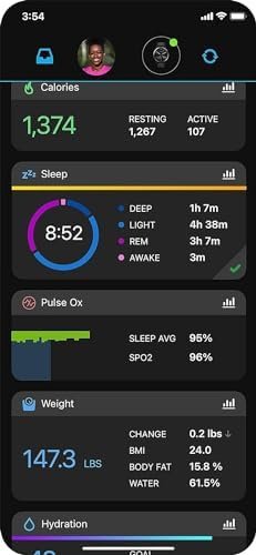 Garmin vivomove Sport, Hybrid Smartwatch, Health and Wellness Features, Touchscreen, Black - Image 11