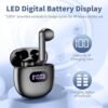 Wireless Earbuds Bluetooth 5.3 Headphones, 48H Long Battery Life LED Power Display Ear Buds, IPX7 Waterproof HiFi Stereo Bass with Built-in Mic for Home Office Sports Earphones - Image 4