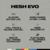Skullcandy Hesh Evo Wireless Headphones with Charging Cable, 36 Hr Battery, Microphone, Works with iPhone Android and Bluetooth Devices - True Black - Image 4