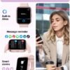 Smart Watch for Women Android & iPhone, Alexa Built-in, 1.8" Touch Screen Fitness Tracker with Answer/Make Calls, IP68 Waterproof Heart Rate/Sleep/SpO2 Monitor, Pedometer, 100+ Sport Modes - Image 3