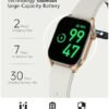 Smart Watch for Men Women, Infrared True Blood Oxygen Monitor, 2.04-inch AMOLED Display, Heart Rate Blood Pressure Sleep, IP68 Waterproof Fitness Tracker, Compatible with Android and iOS Beige - Image 6