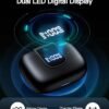 Wireless Earbuds Bluetooth 5.3 Headphones 78Hrs Playtime In-ear Earbuds with Wireless Charging Case LED Power Display Deep Bass Earphones Waterproof Headset with Built-in Mic for Android iOS phone TV - Image 7